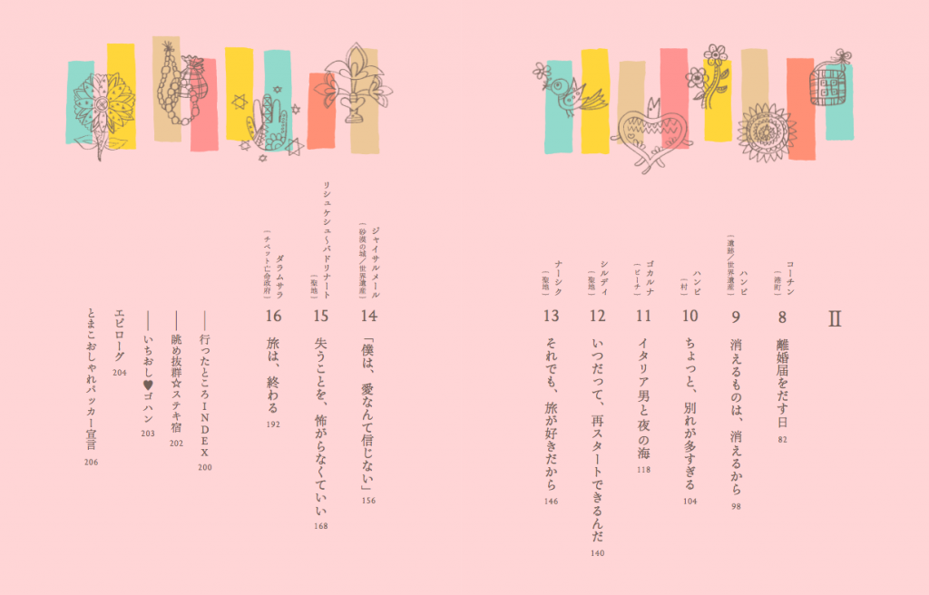 離婚して、インド　目次02